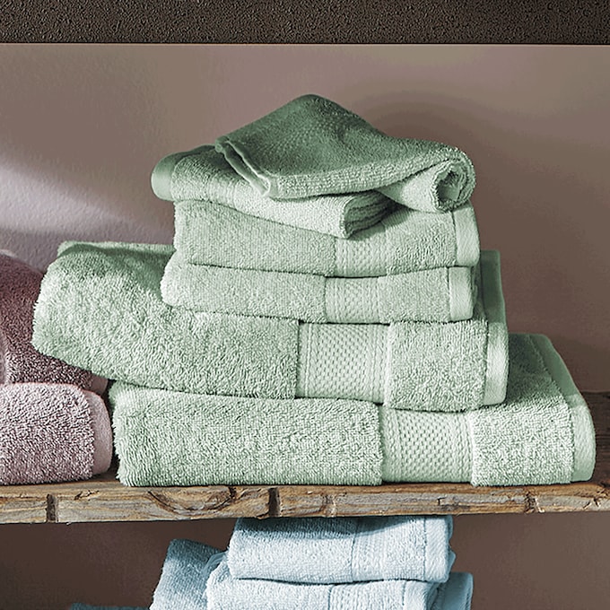 6-Piece Pure Bliss Cotton Towel Set, , large