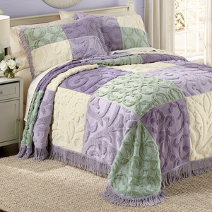 Legacy Patch Chenille Bedspread, , large