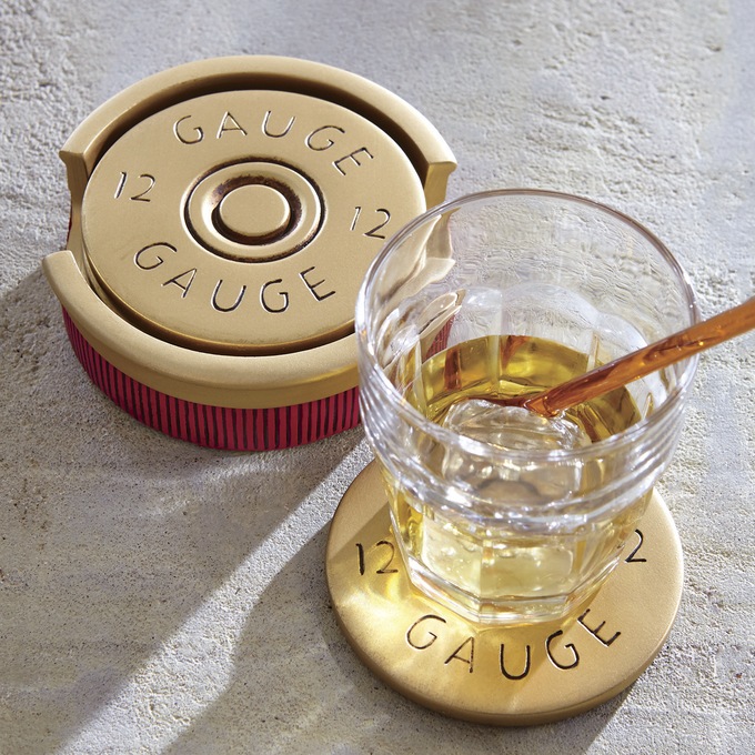 Set Of 4 Bullet Coasters Country Door