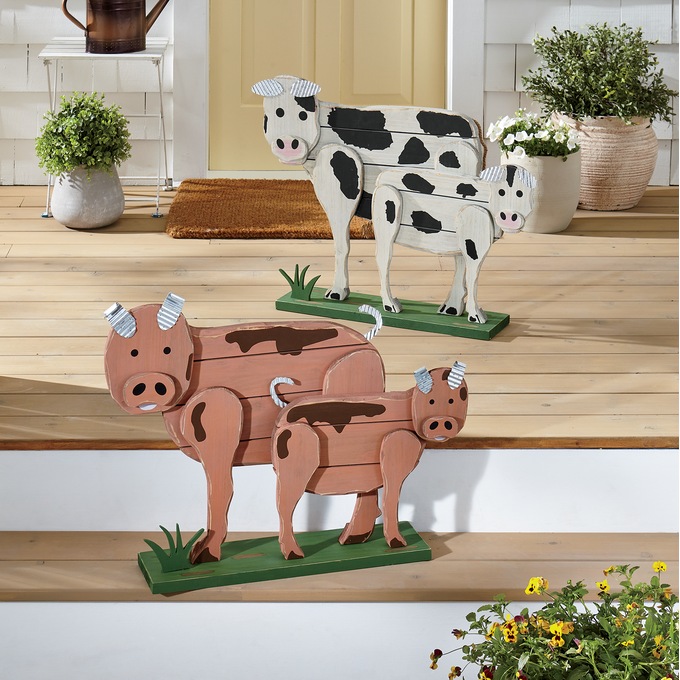 Chunky Wood Cutouts Farm Animal, , large