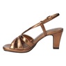 Easy Street Metallic Valorie Sandal, Bronze Crinkled, large