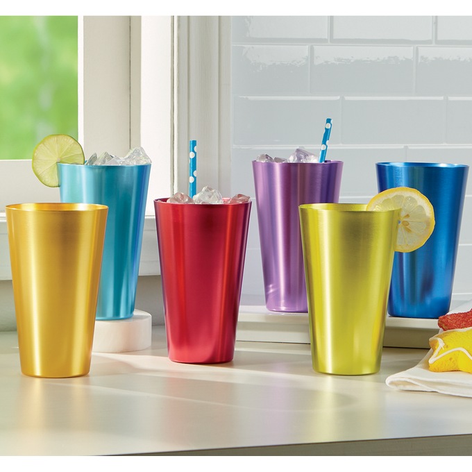 Assorted Aluminum Tumbler Set Country Door