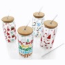 Set of 4 Christmas Tumblers, , large