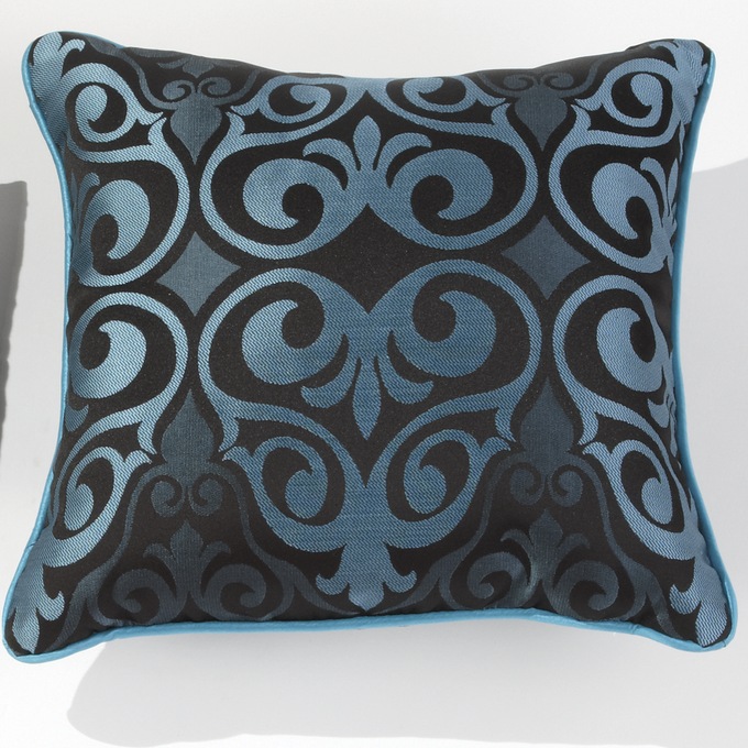 Kismet Luxury Woven Jacquard Square Accent Pillow, , large