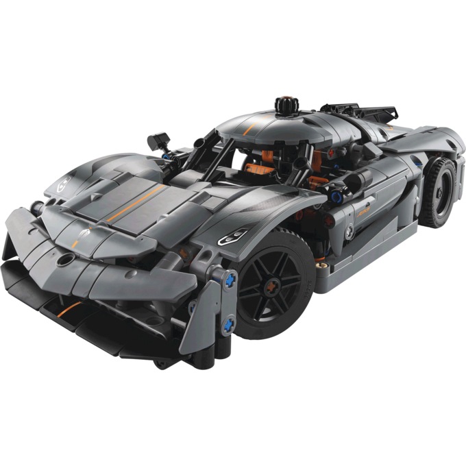 LEGO Koenigsegg Jesko Absolut Grey Hypercar, , large
