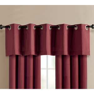Color Connection Solid Grommet Valance, , large