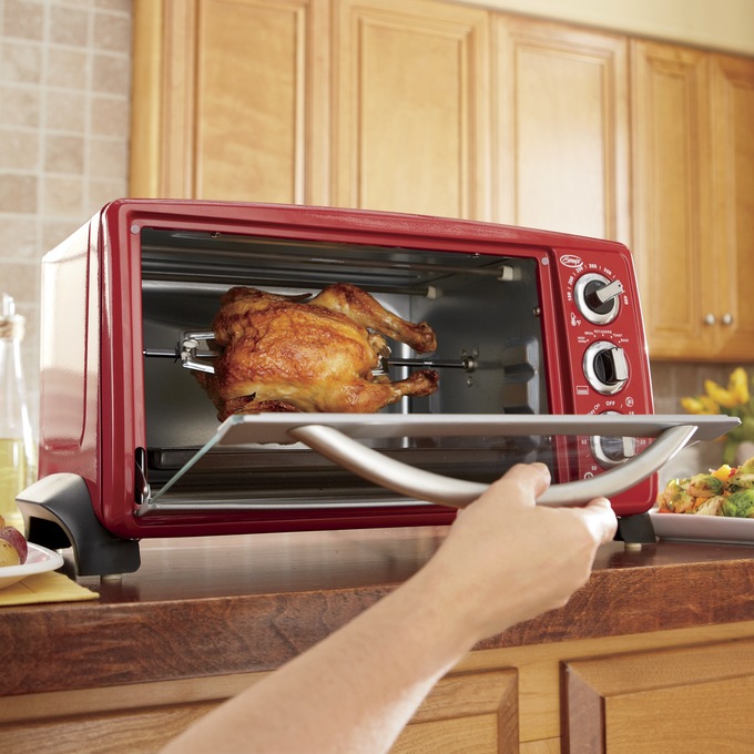 Ginny's Brand 6-Slice Toaster Oven with Rotisserie