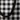 Personalized Farmhouse Tote, Black White Check, swatch