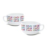 Colorful Name Pattern Personalized Ice Cream Bowl, , large