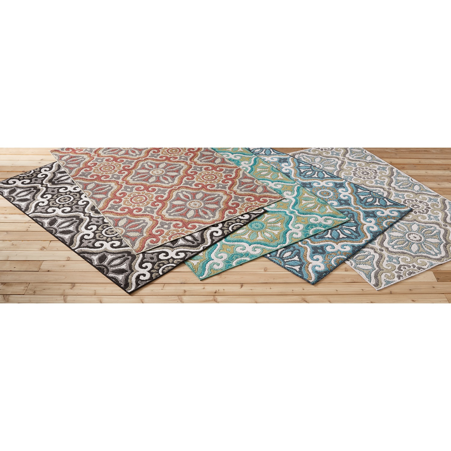 Portugal Tile Indoor/Outdoor Rug Country Door