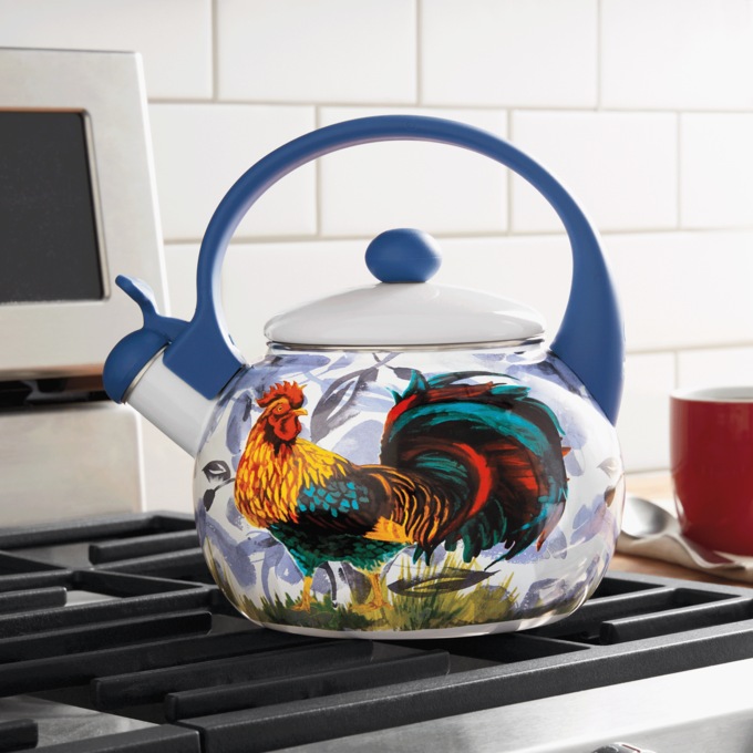 Rooster Whistling Tea Kettle Country Door