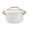 Gotham Steel 11-Piece Modern Kitchen Cookware Set, Cream, large