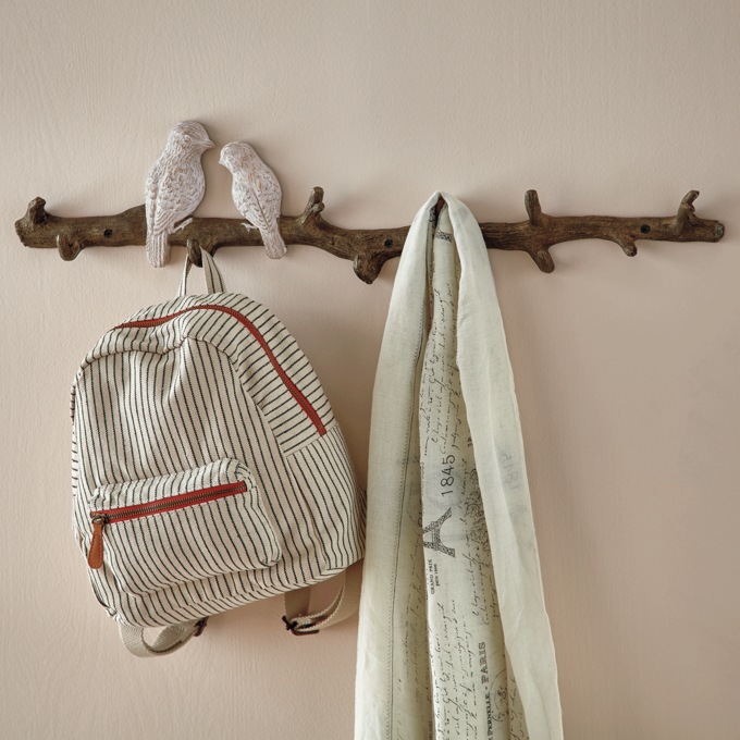 Birds on Branch Wall Hooks, , large