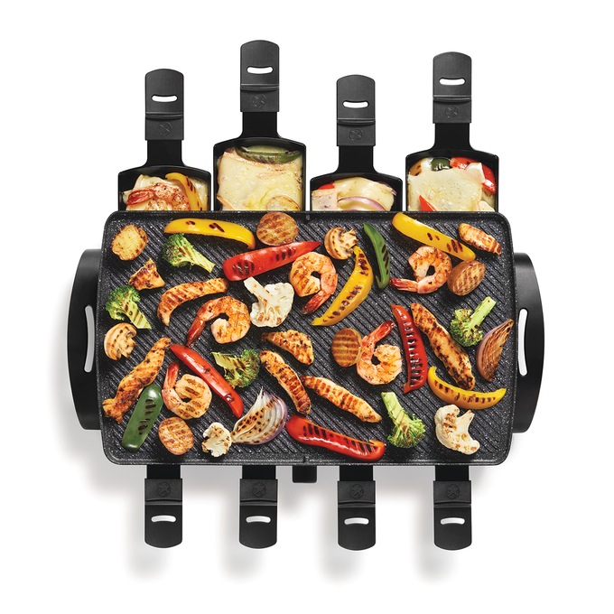 Starfrit The Rock Raclette Party Grill Set, , large
