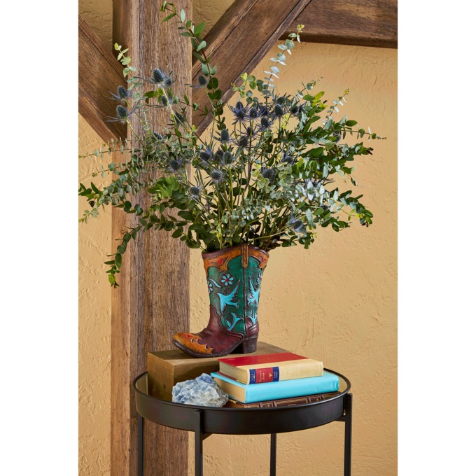 Southwestern Boot Vase, , large