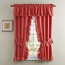 Mayfair Romantic Priscilla Ruffled Semi-Sheer Panel Pair with Tieback, , large