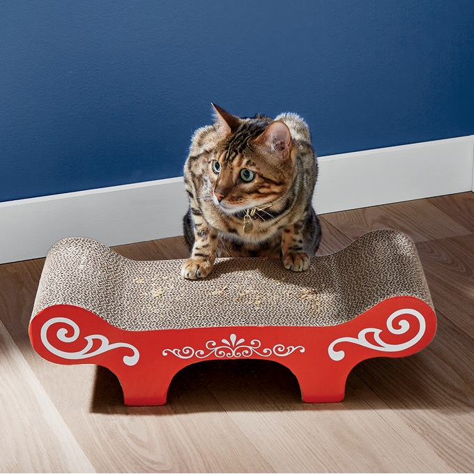 Catit Style Bench Scratcher with Catnip, , large