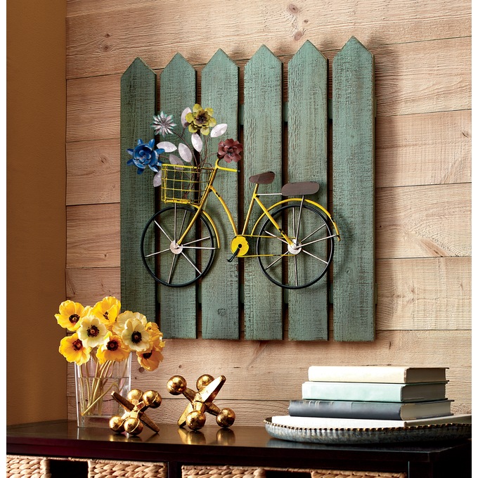 Yellow Bicycle Wall Art, , large