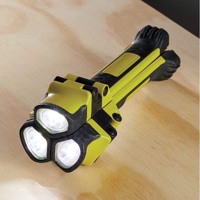 3-Way Flashlight with Tripod, , large