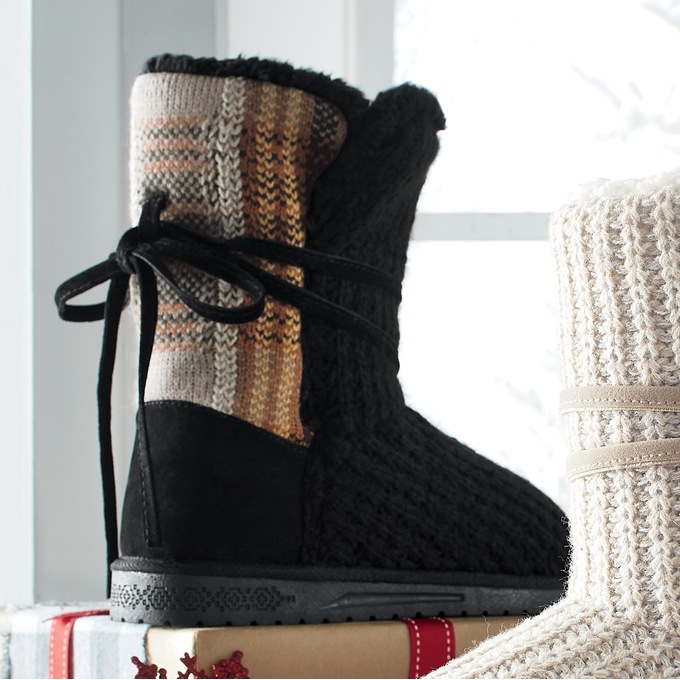 Sweater boots muk on sale luks