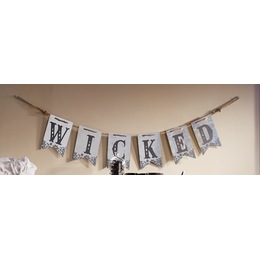 Metal Wicked Banner, , large