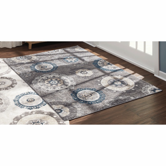 Oasis Rug, Gray, large