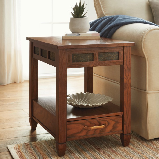Espada Slate End Table, , large