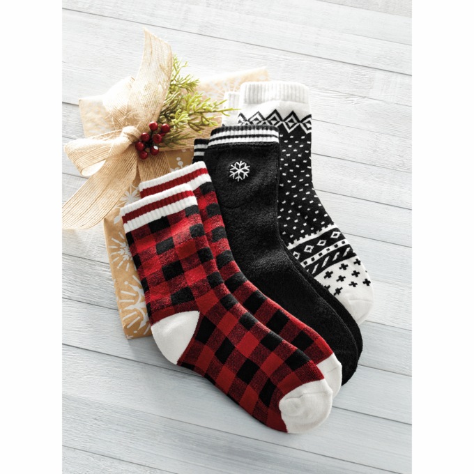 MUK LUKS 3-pk. Boot Socks, , large