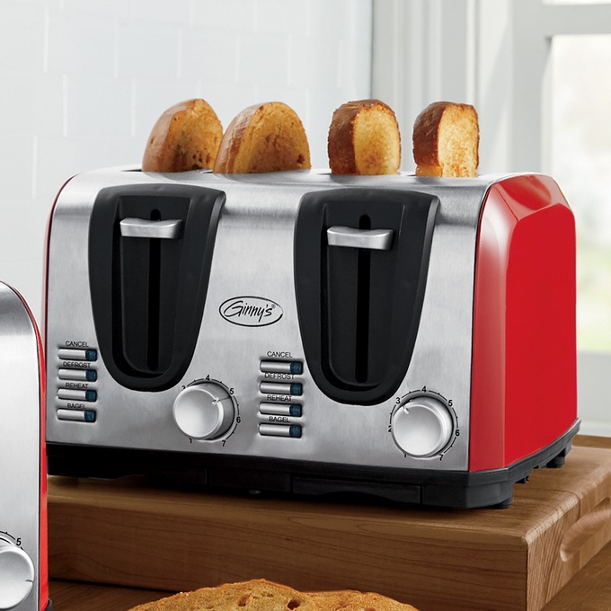 Ginny’s Essential 4-Slice Toaster with 7 Browning Levels, , large