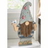 Chunky Wood Lit Coastal Gnome, , large