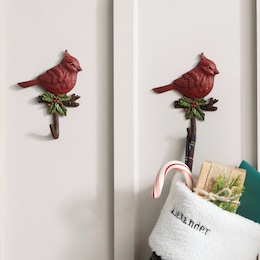Set of 2 Cardinal Wall Hooks, , large