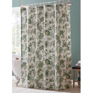 Harmony Floral Shower Curtain, , large