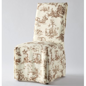 Classic Toile Dining Chair Cover, , large