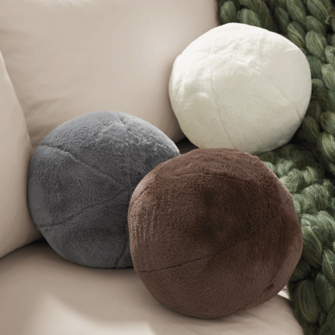 Ball-Shaped Decorative Pillow, , large