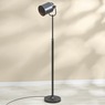 Black Floor Spotlight Lamp, , large