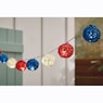 Americana Solar String Lights, Multi, large