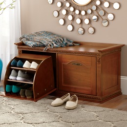 Entryway Furniture Shoe Storage Benches Coat Trees Country Door Signature Shoe Storage Bench Large