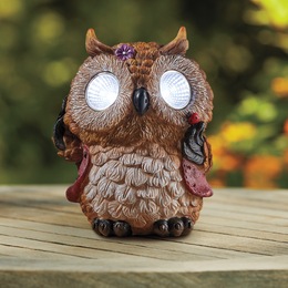 Solar Owl Statue, , large