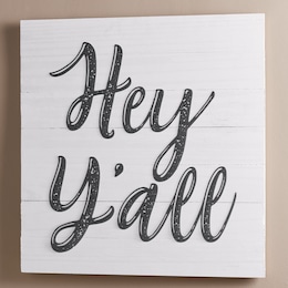 Hey Y&#39;all Wall Art, , large