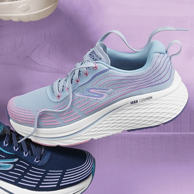 Sketchers lace up shoes top