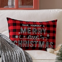 Merry Little Christmas Pillow, , large