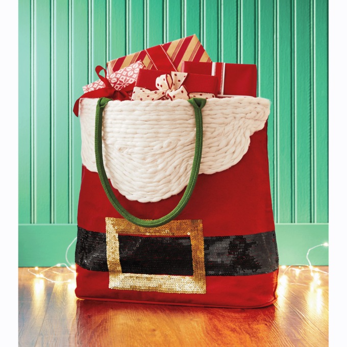 Santa Tote Bag, , large
