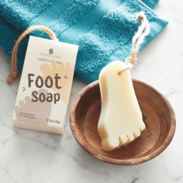 Set of 2 Foot Soap On A Rope, , large