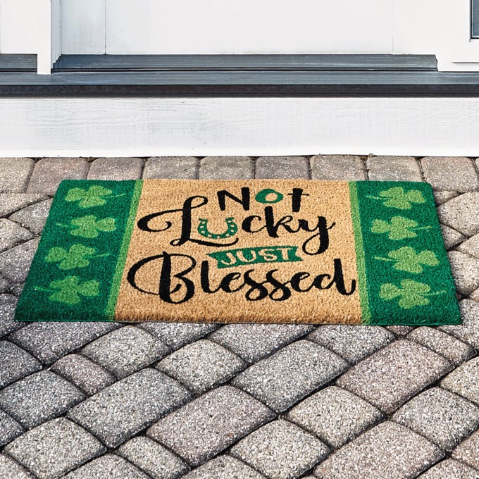 Just Blessed Coir Mat - 20" x 30", , large