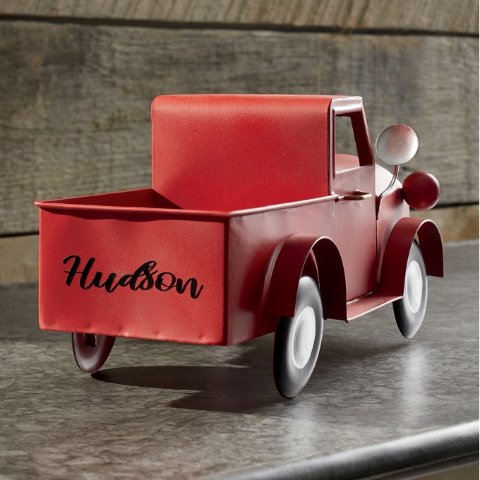 Red Decorative Farm Truck, , large