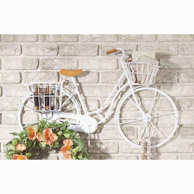 Hanging Bike with Baskets and Hooks, , large