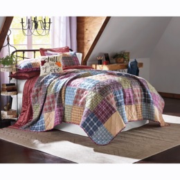 Lancaster Oversized Quilt, Jewel, large