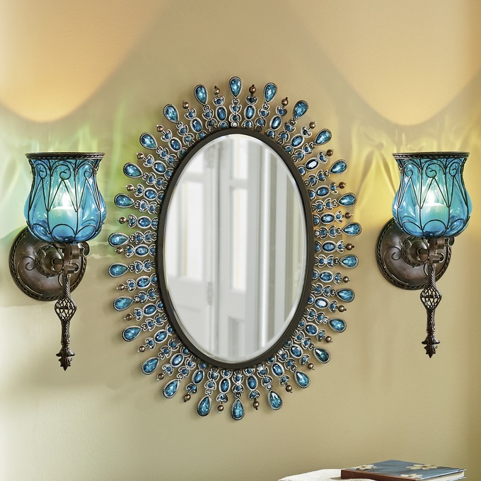 Captured Glass Wall Sconce, , large