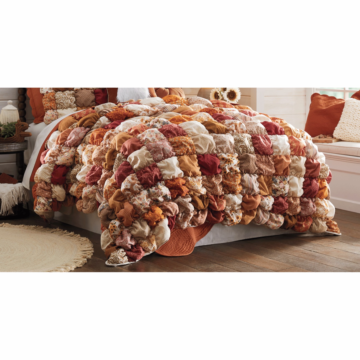 Fall Puff Quilt Country Door