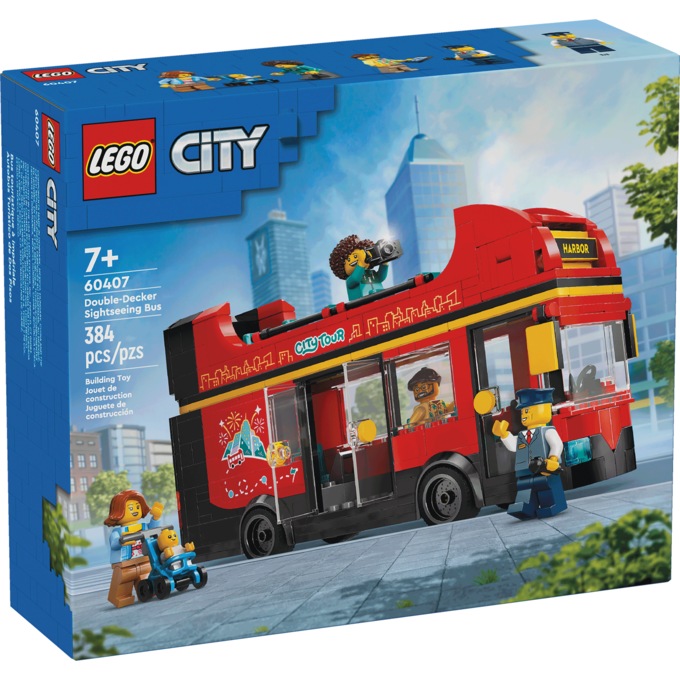 LEGO Red Double-Decker Sightseeing Bus, , large